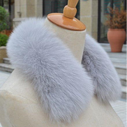 Fox Fur Collar Real Hairy Raccoon Fur