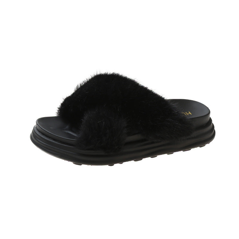 Fashionable Outer Wear Netflix One-piece Flat Bottom Comfortable Casual Sandals