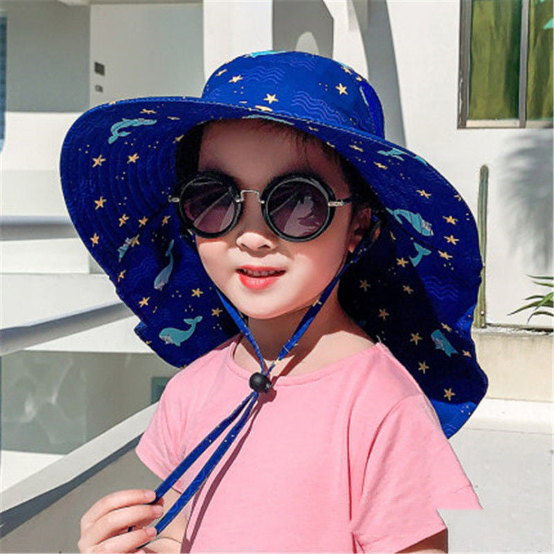 Children's Summer Big Brim Sunshade Thin Sun Hat