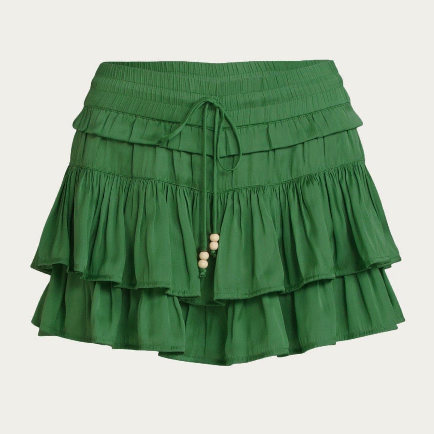 Nye højtaljede indershorts med snøre og skørtbuksedesign