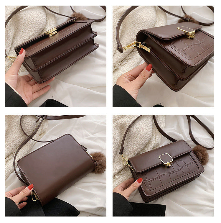 Niche Spring One Shoulder Messenger Bag Plaid