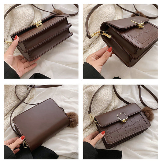 Niche Spring One Shoulder Messenger Bag Plaid