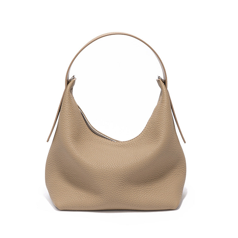 Soft Pillow Shoulder Bag Summer Fashion Casual First Layer Cowhide Women's Handbag