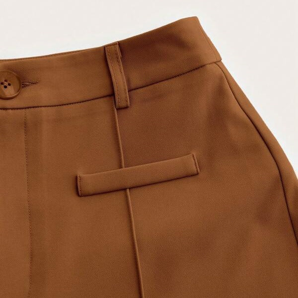 High Waist Drooping Wide Leg Pants