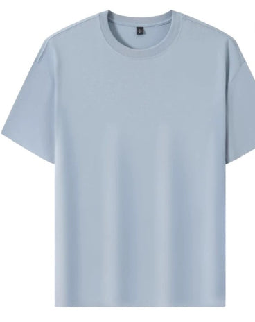 Cotton Round Neck Short Sleeve T-shirt
