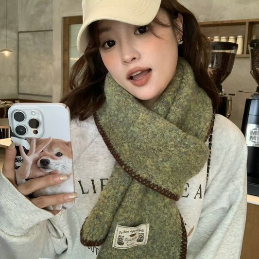 Atmosphere Warmth Neck Protection Soft And Sticky Scarf