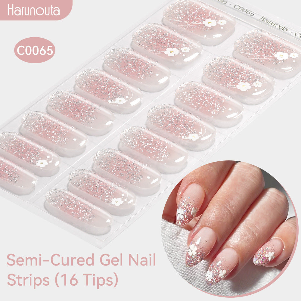 Nail Stickers UV Gel Nail Sticker Semi-curing