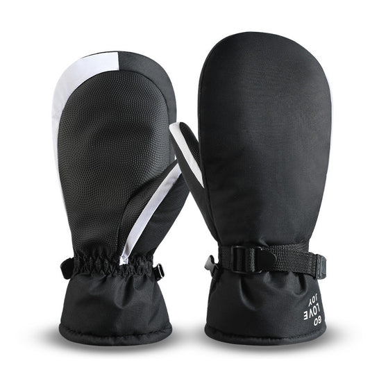 Women's Fingerless Outdoor Riding Warm Ski Gloves