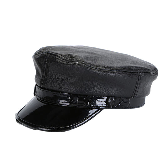 Men And Women Fashion Casual Cowhide Duck Tongue Hat