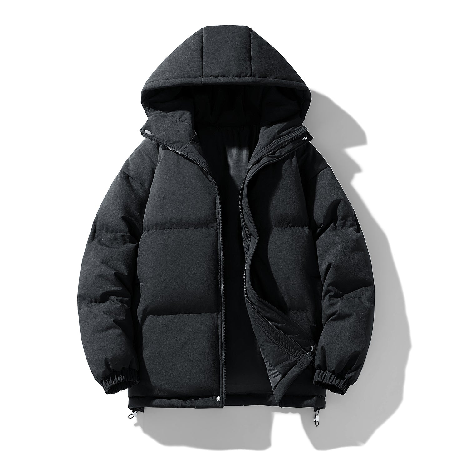 Winter Men's Cotton Hooded Loose Puffer Winter Coat