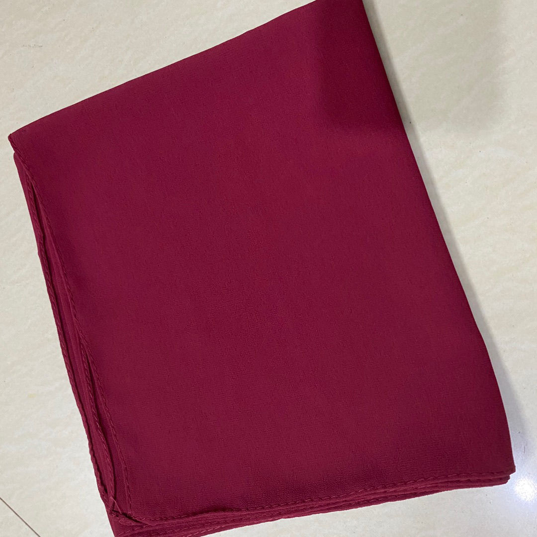 Fashion Casual Solid Color Chiffon Long Scarf