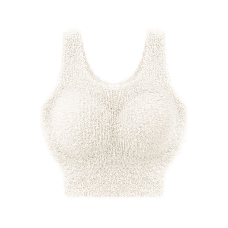 Fleece-lined Thickened Fleece Camisole Thermal Vest