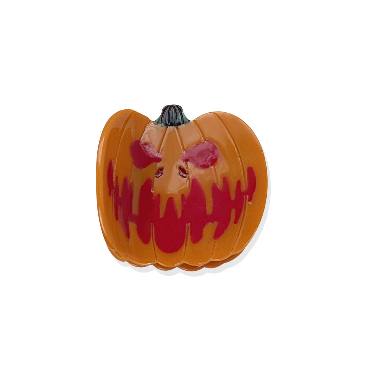 Funny Halloween Pumpkin Skull Acetate Hairpin