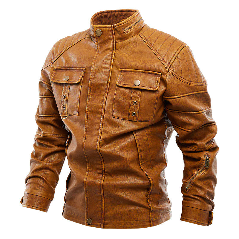 Leather Single Layer Cool And Handsome