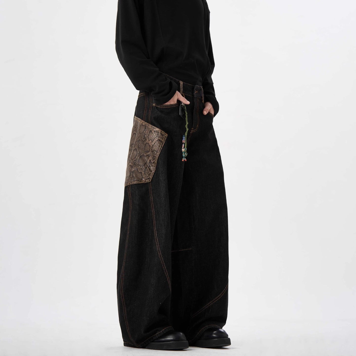 Snake Year Limited Machete Python Black Jeans