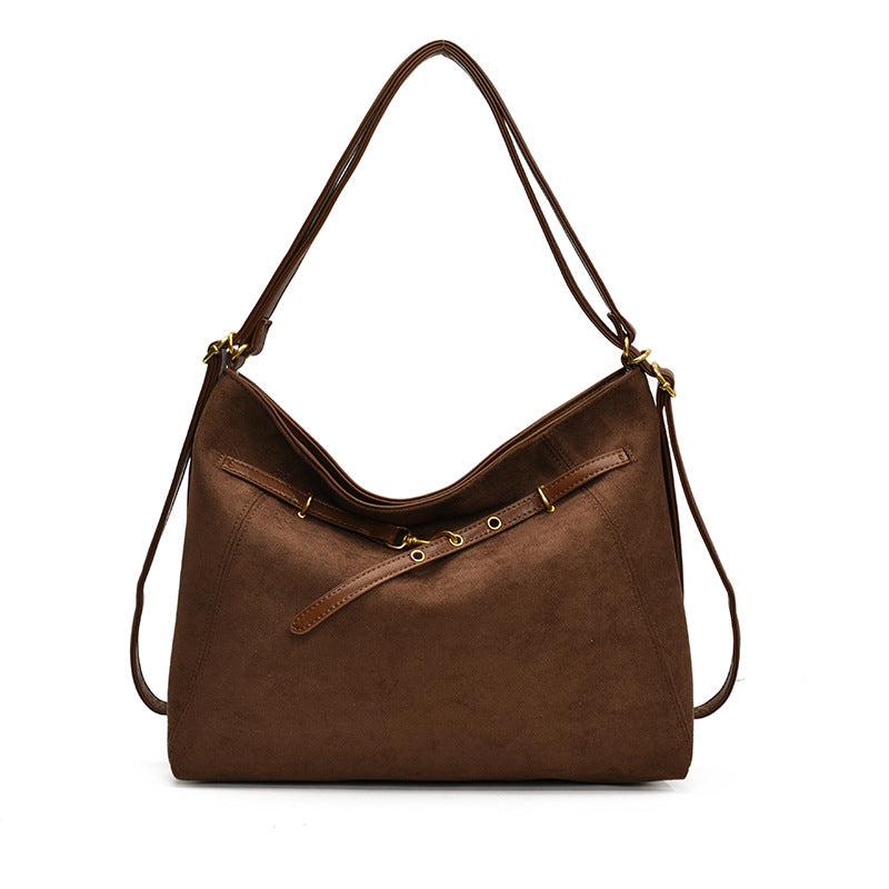 Women's Suede Leisure Commute Backpack