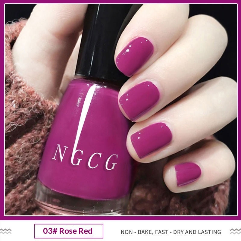 No-bake Non-tear New 28-color Nail Polish