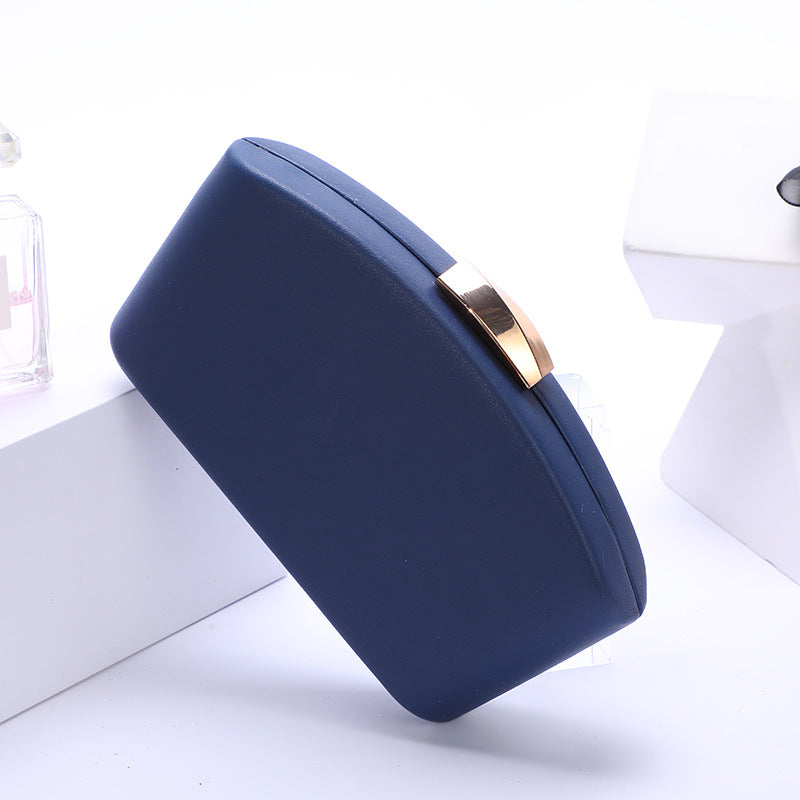Fashion Crossbody Bag Women Simple Solid Color Fan-shaped