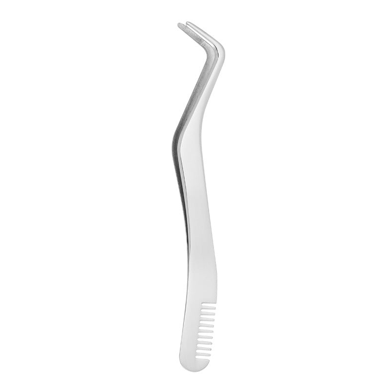 Eyelash With Comb Aid Metal Tweezers Beauty Tools