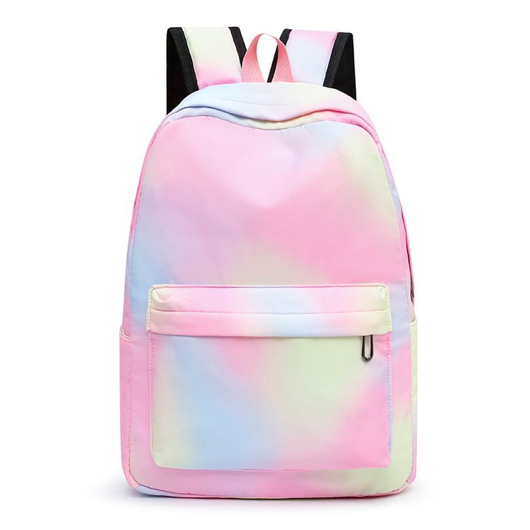 Three-piece Girl Starry Sky Graffiti Printing Primary School Student Schoolbag Lightweight Waterproof Backpack