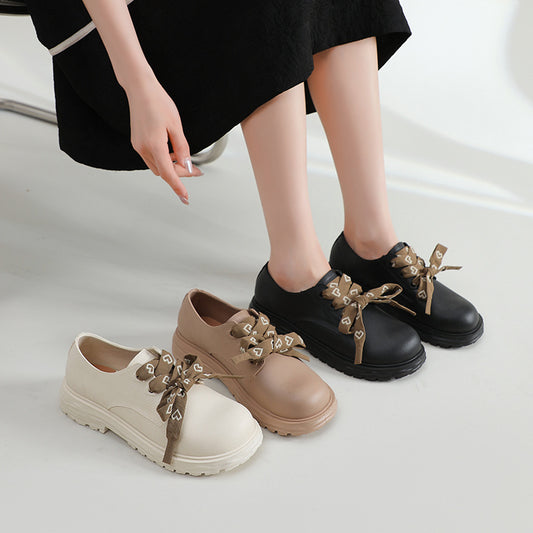 Autumn New Rain Boots Thick Bottom Pump Women's Round Head
