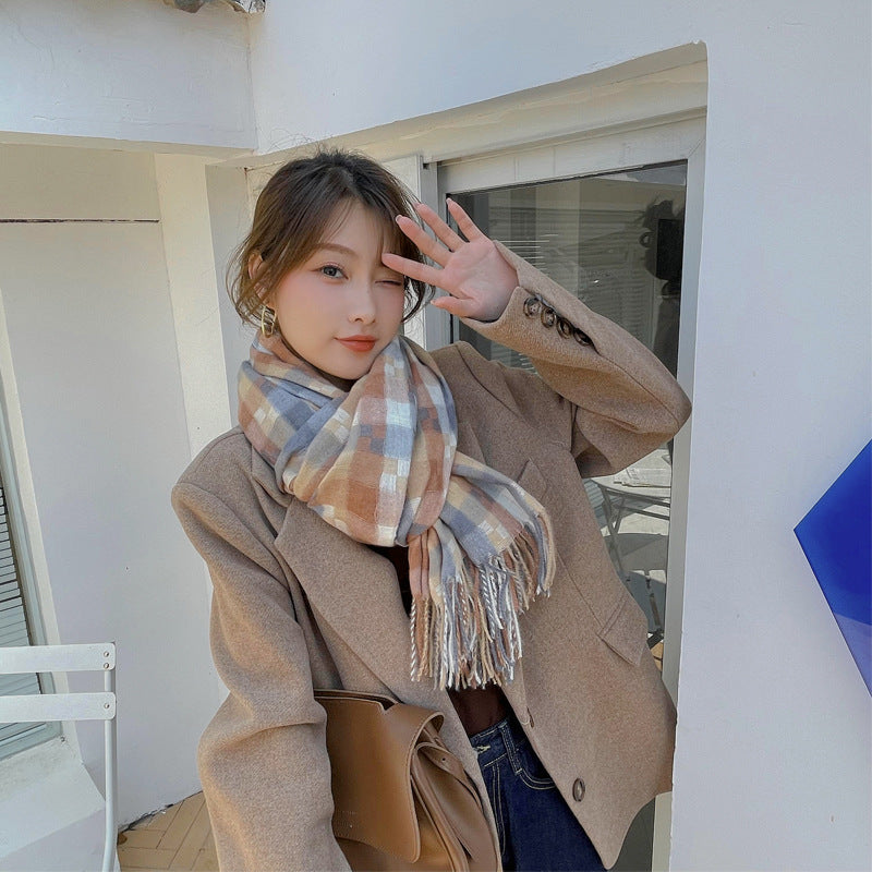 Fashion Imitation Cashmere Warm And Sunscreen Scarf
