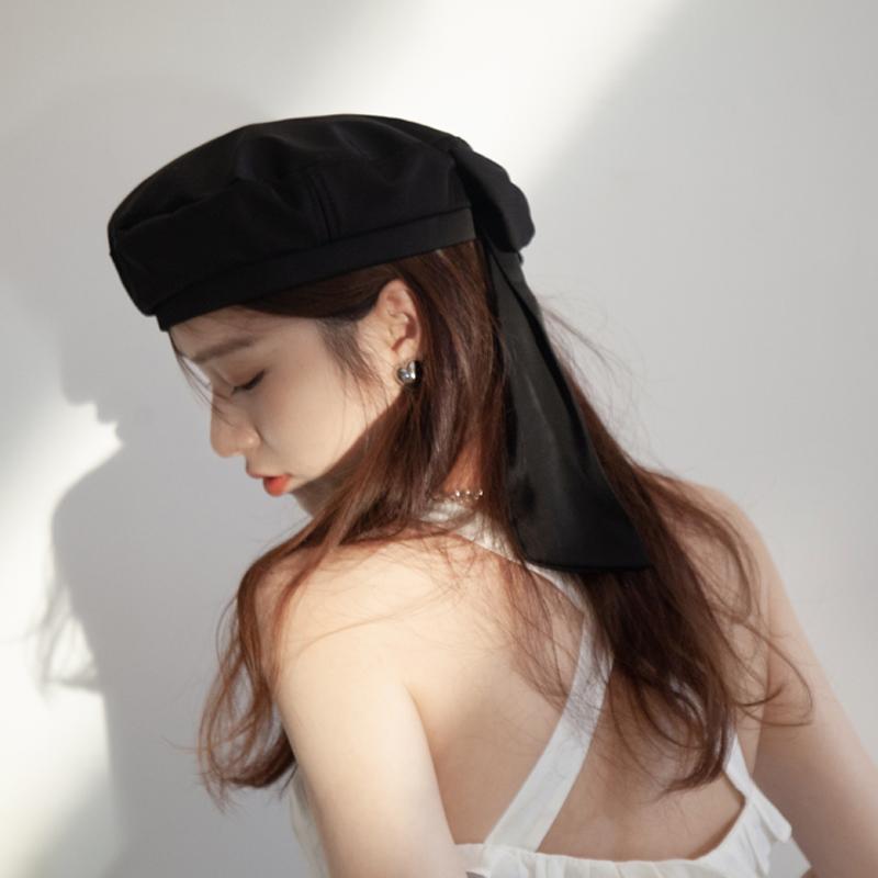 Retro Spring And Summer All-match Bow Beret