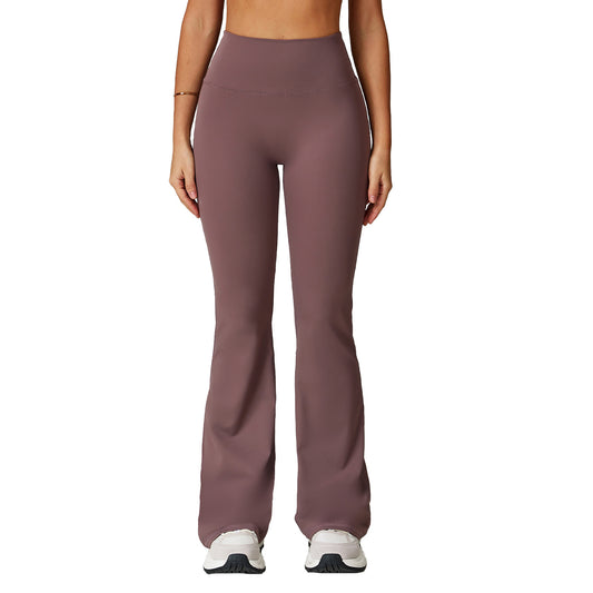 Nude Feel Casual Flared Pants Wide Leg Slimming Women