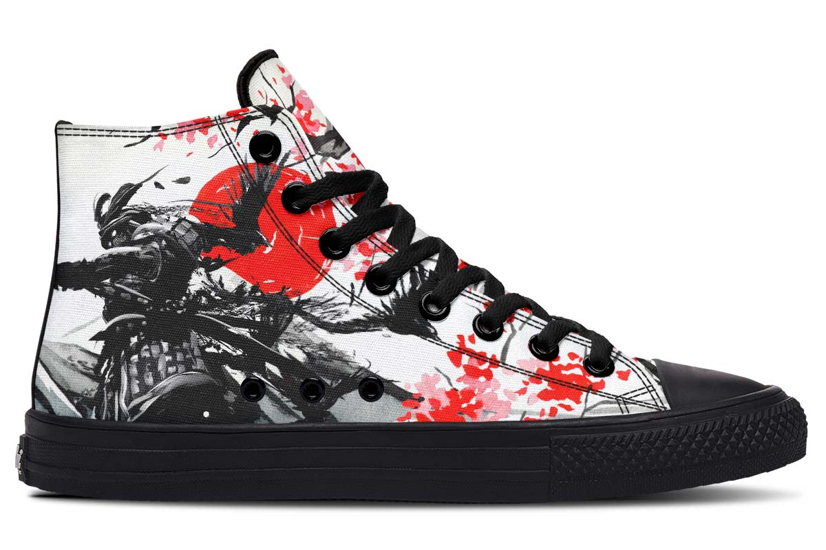 Printed Couple High-top Canvas Shoes