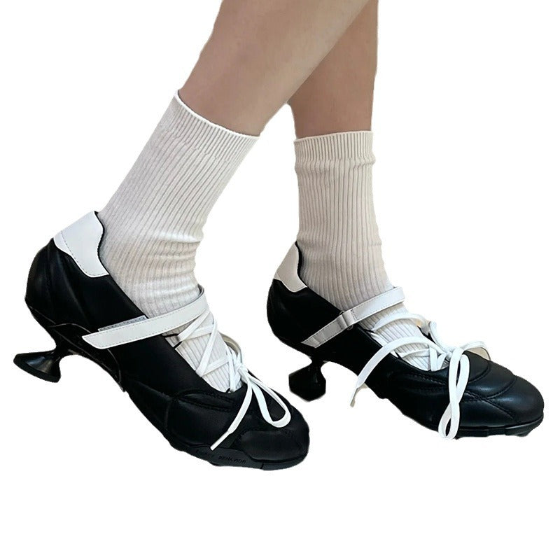 Women's Creative Lace-up Bow Sports Shoes