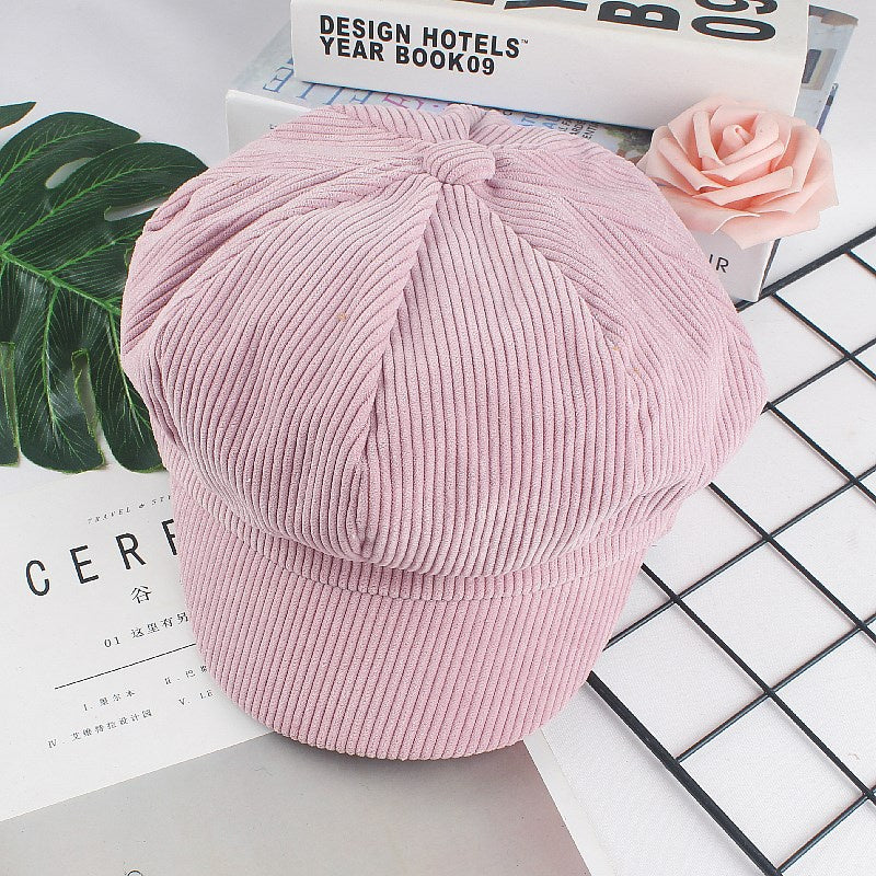 Men And Women Fashion Simple Solid Color Beret