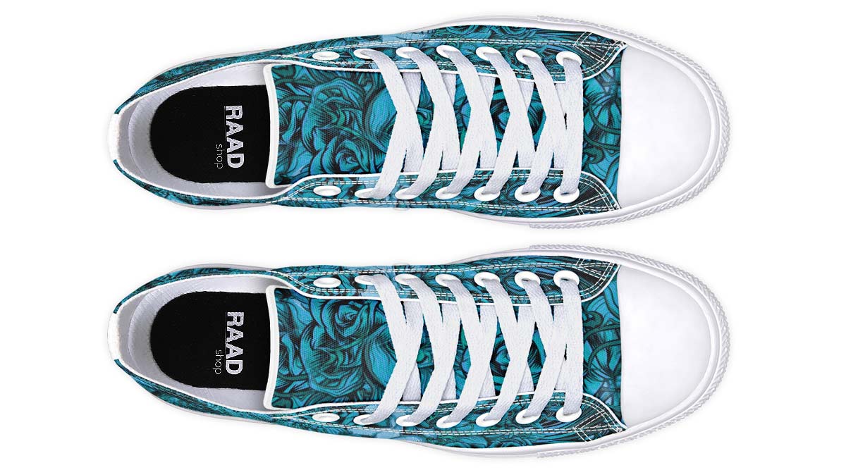 Fashion Print Couple Low-Top Canvas Shoes
