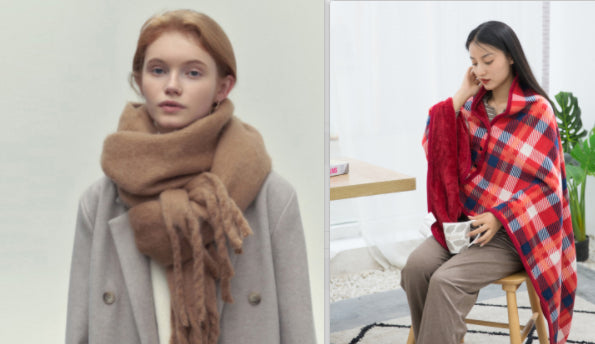 Glutinous Idle Style Thermal Long Scarf