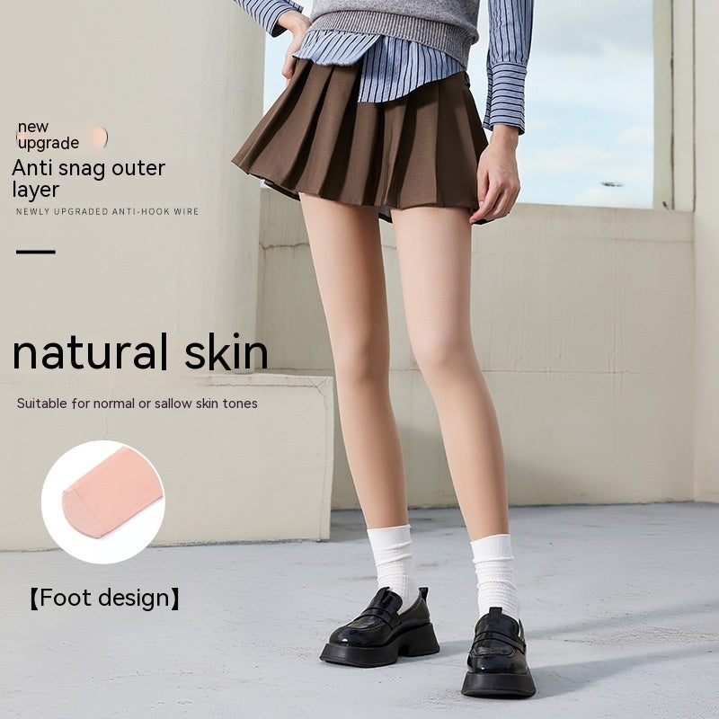 Women's Fashion Simple Velvet Thickened Base Pantyhose