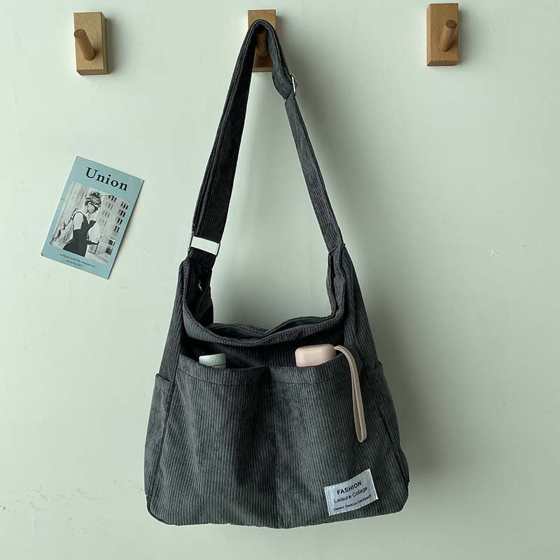 Women's Large-capacity Canvas Diagonal Shoulder Bag All-match