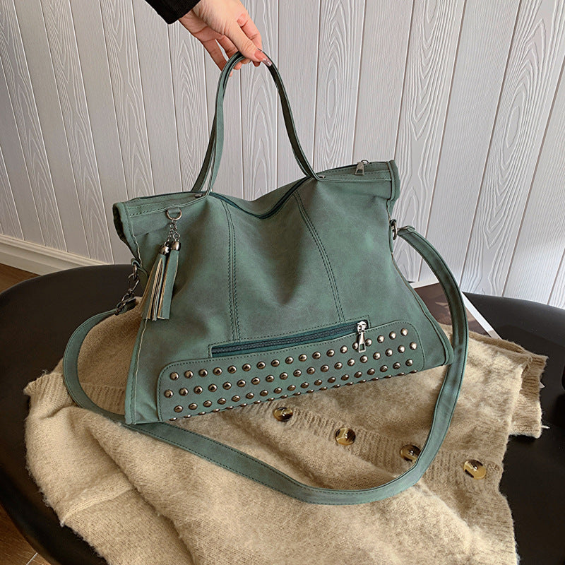 Retro Large-capacity Diagonal Bag Portable Female Big Bag