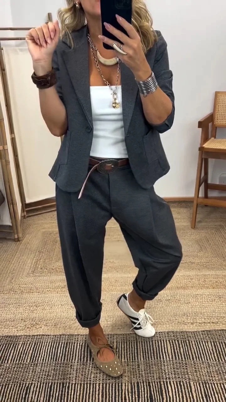Women's Casual Commuting Suit Set