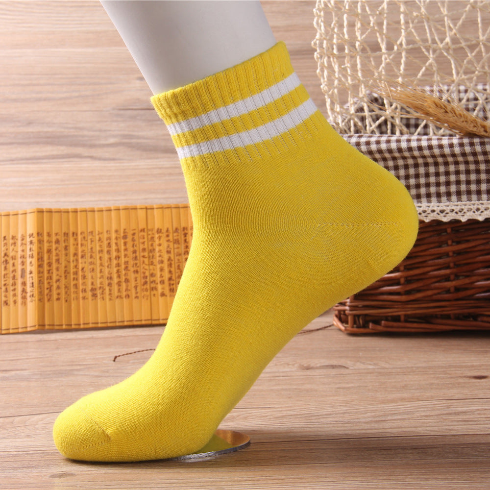 Cute non-slip college wind couple socks