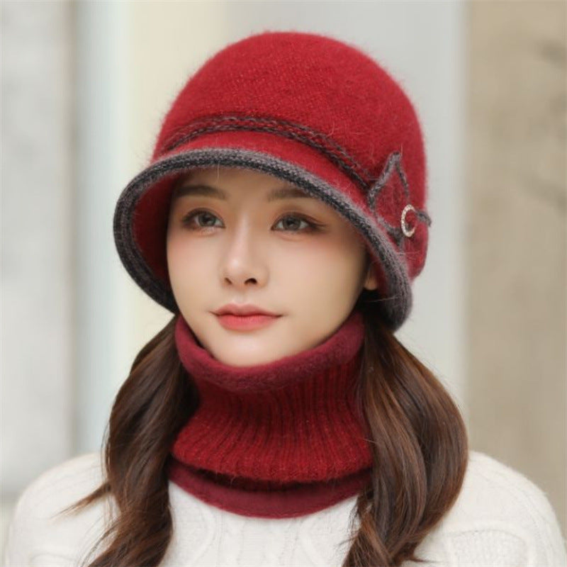 Ladies Rabbit Fur Beret Ladies Western Style Beautiful Hat