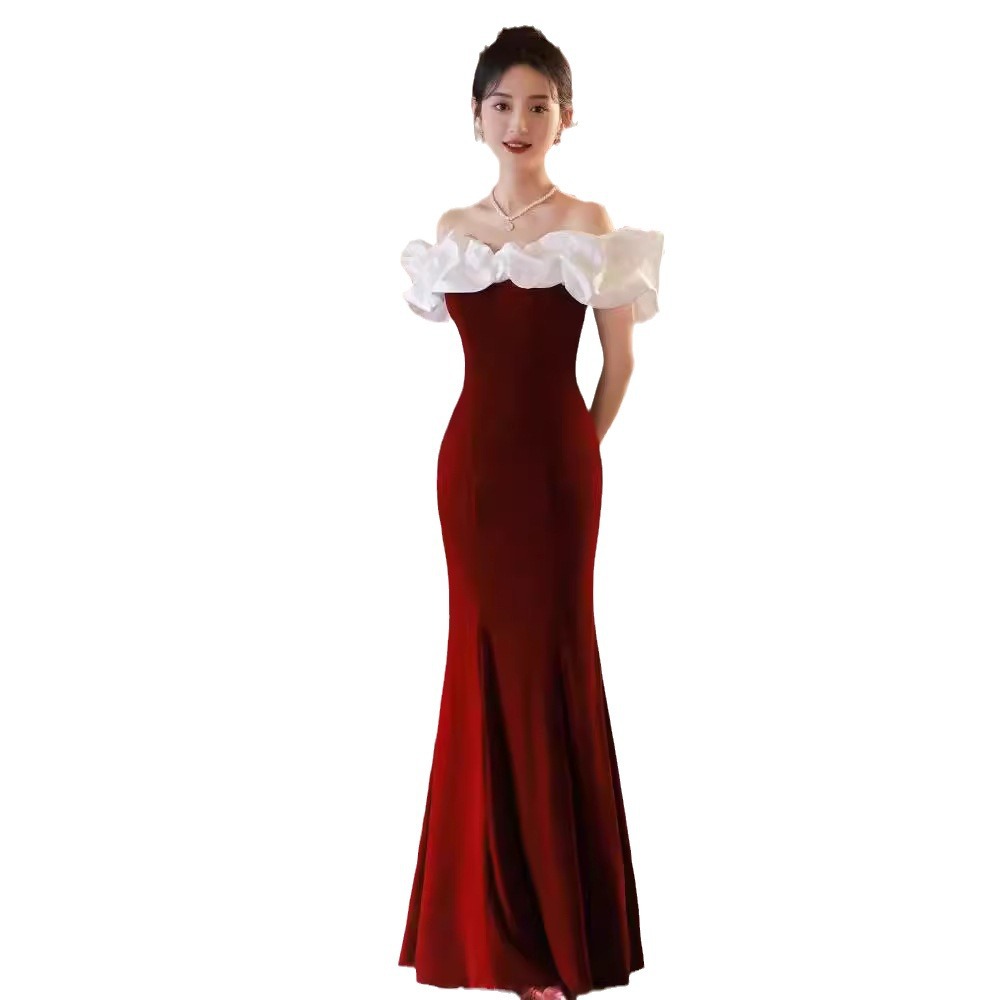 Long Mermaid Gown For Socialite Hosts
