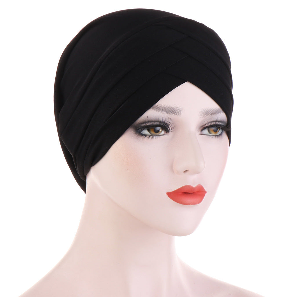 Three Crossed Indian Hats In Stretch Cloth Forehead