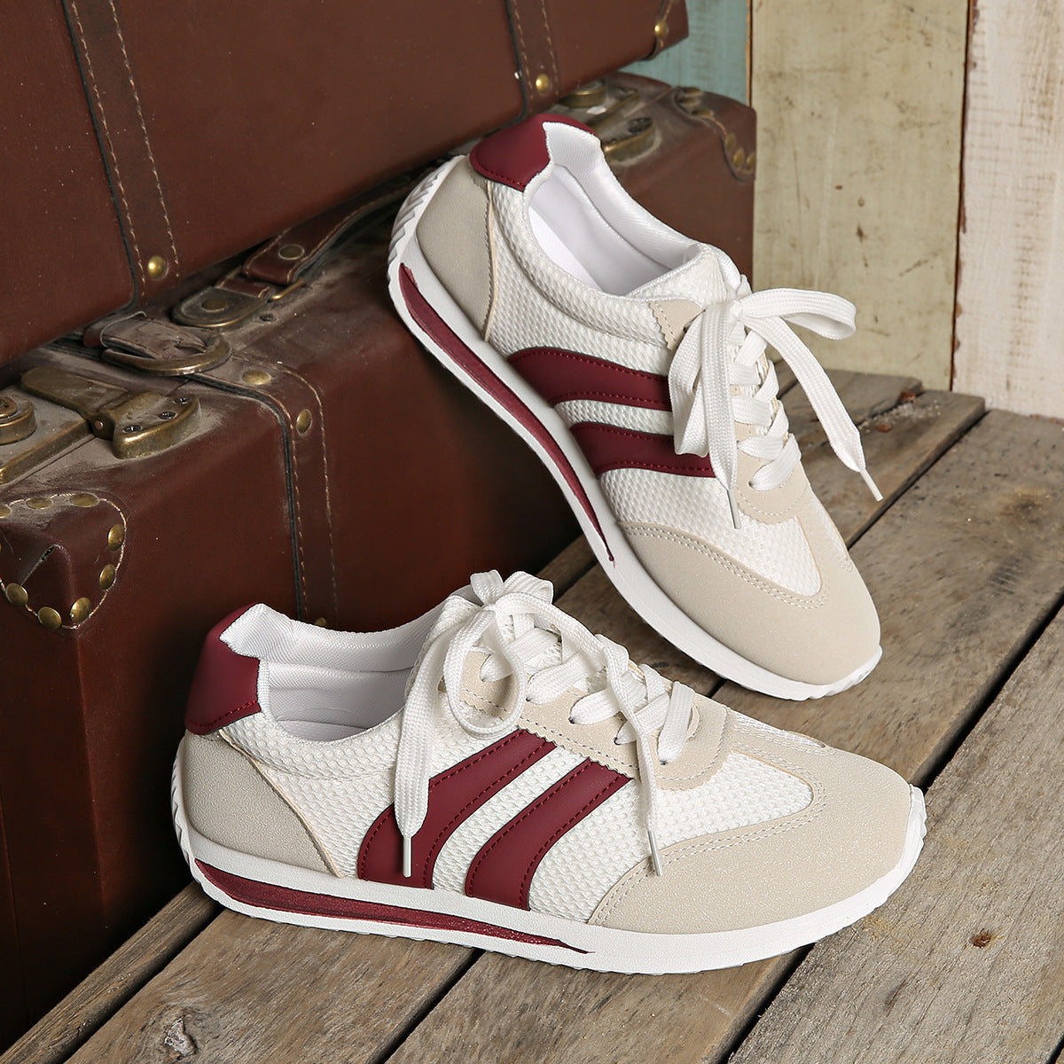 Breathable Mesh Surface Cortez Retro Cross-border Lightweight Sneaker
