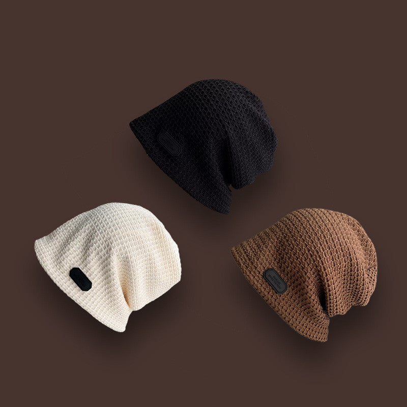 Baotou Ladies Mesh Face Small Pile Pile Hat