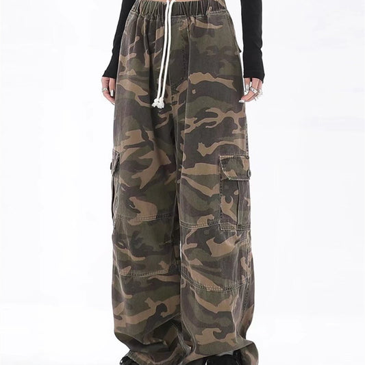 Loose Casual Teenagers Straight Wide Leg Pants