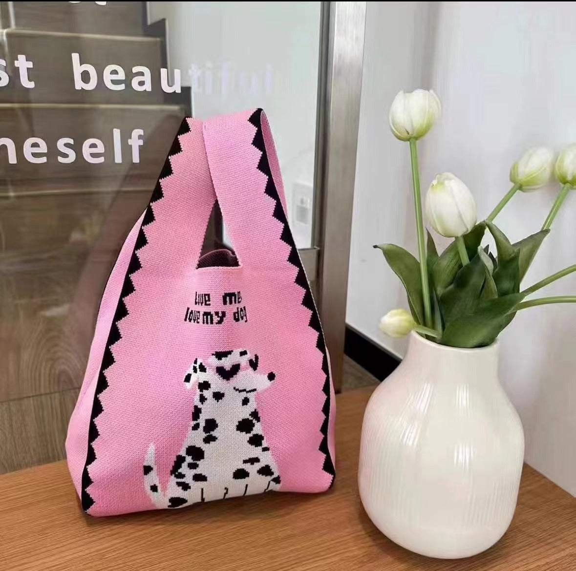 Women's Knitted Bag All-match Casual Handbag
