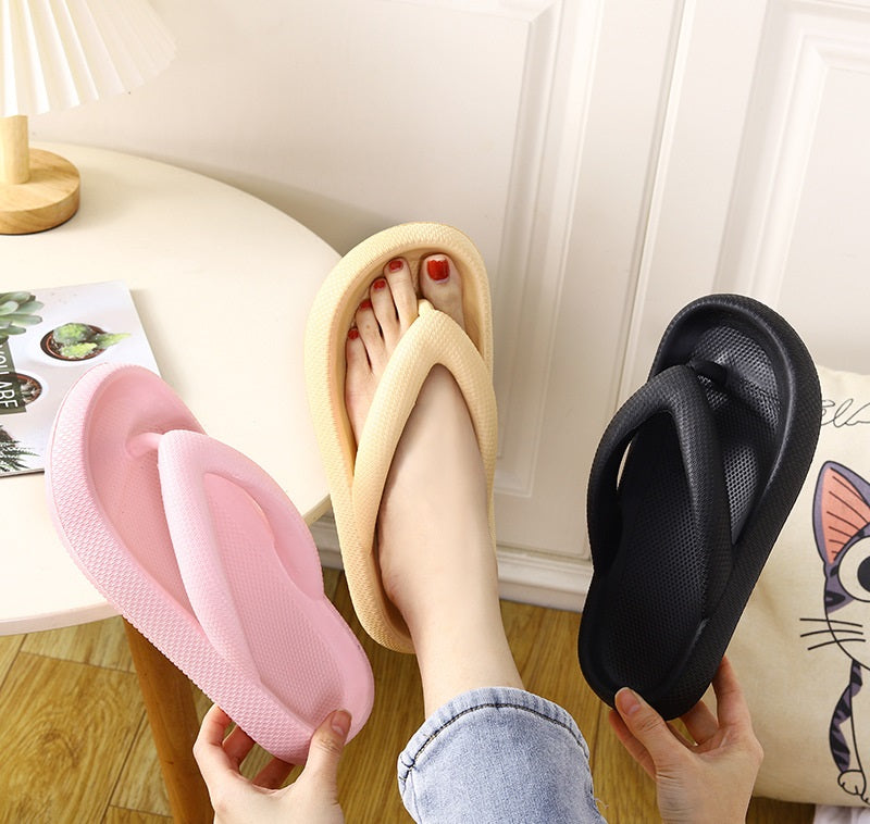 Outdoor Seaside Beach Thick Bottom Flip Flops