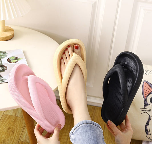 Outdoor Seaside Beach Thick Bottom Flip Flops