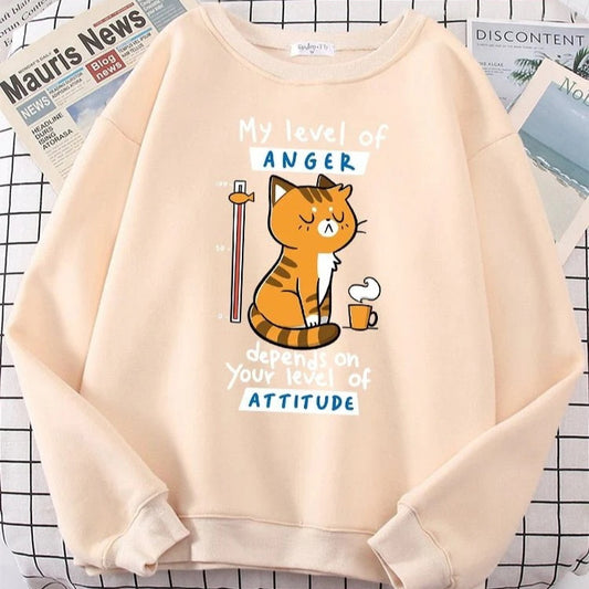 Drop-shoulder Sleeve Casual Sports Hoodie Sweater