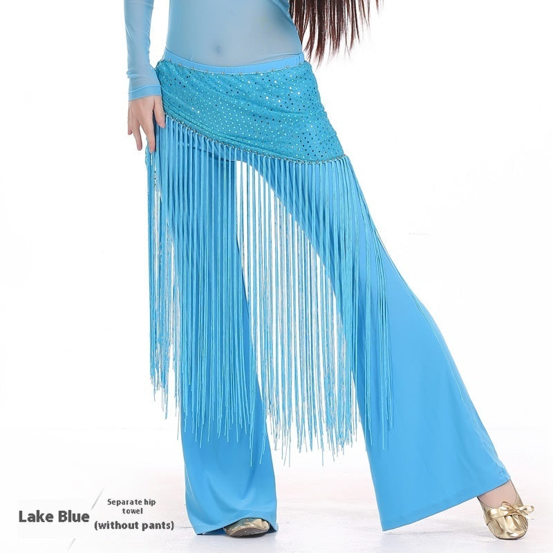 Highlight Tassels Waist Chain Practice Clothes Hip Scarf
