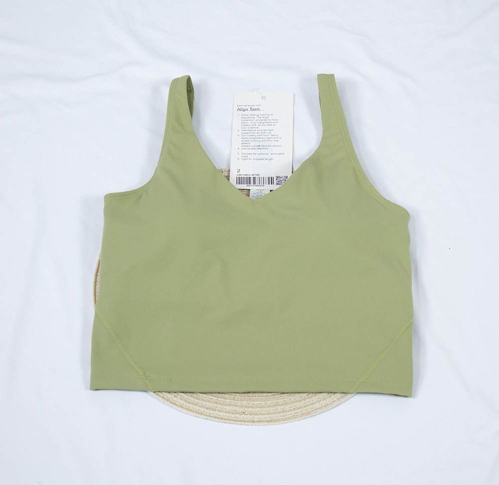 Ladies U Shape Sports Vest Yoga Wear